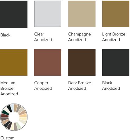 Andersen Storm Door Color Chart