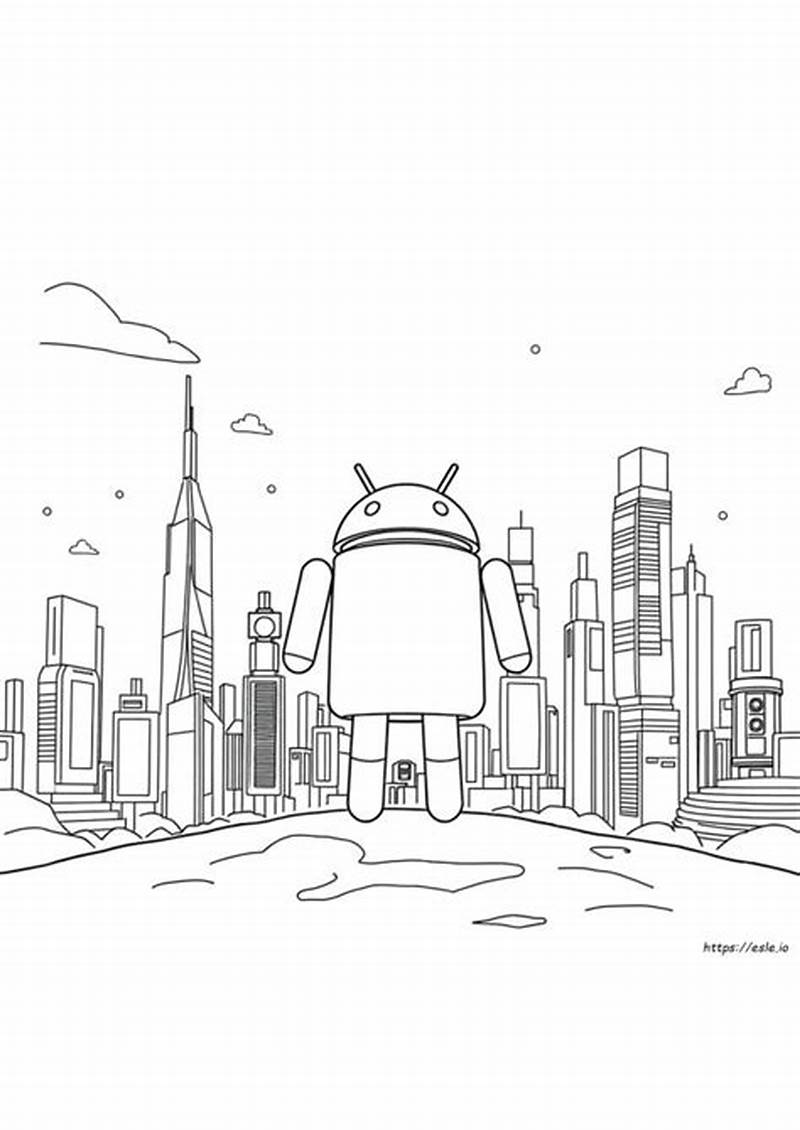 Android Coloring Pages