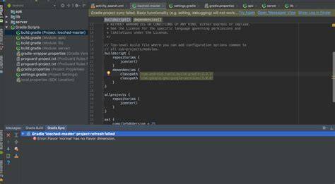 Android Studio 30 Flavor Dimension Issue