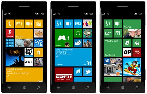 Android Windows Phone UI