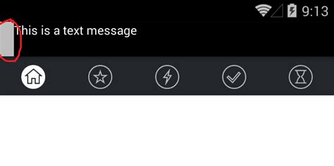 Android remove left margin from actionbars custom layout