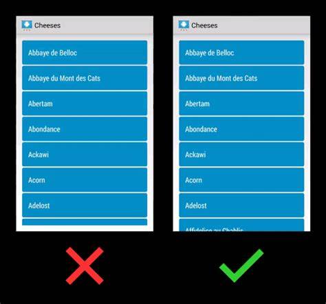 Android what does the clipToPadding Attribute do