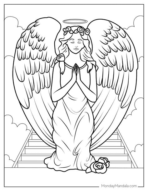 Angel Coloring Pages Free Printable