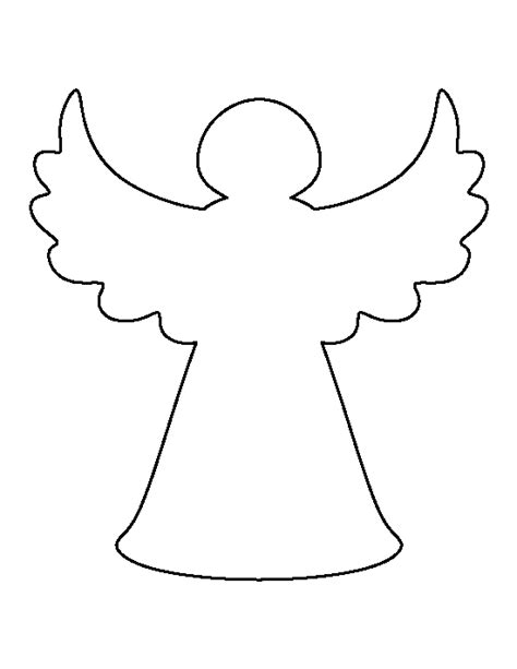 Angel Template For Angel Tree