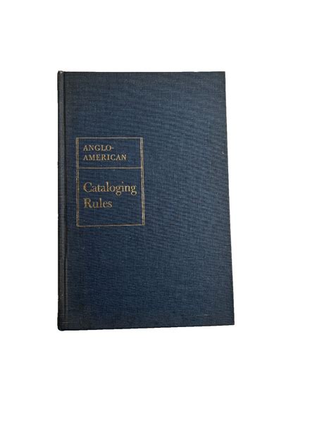 Anglo-american Cataloging Rules Library Of Congress