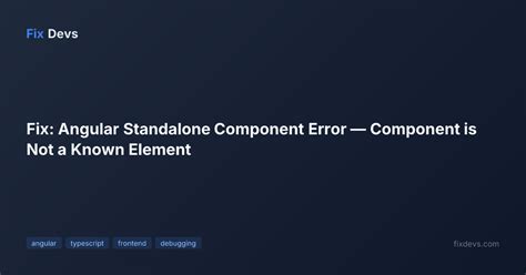 Angular 2 component is not a known element