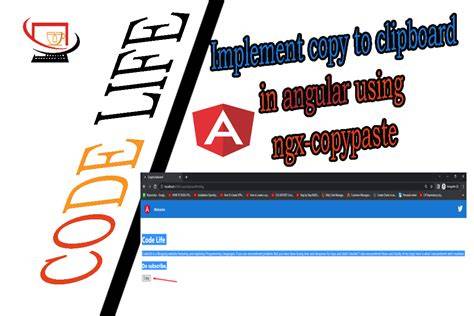 Angular 5 - Copy to clipboard