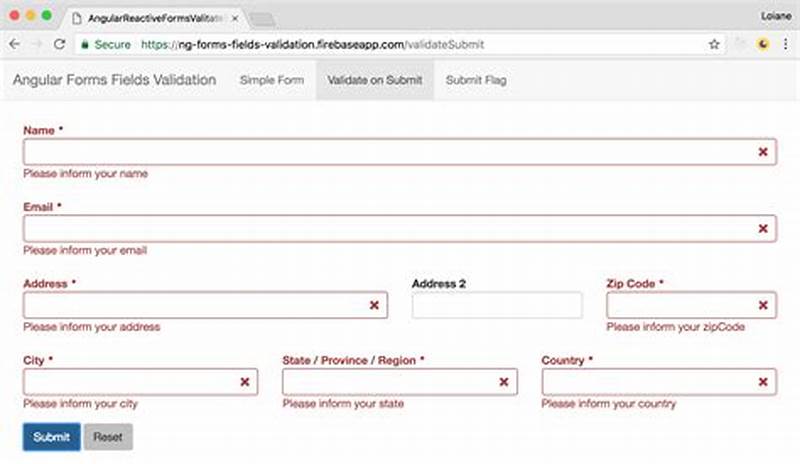 Angular Submit Form On Button Click