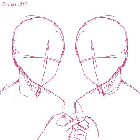 Anime Drawing Template