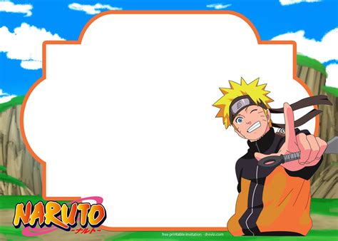 Anime Invitation Template Free