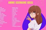 Anime Usermames