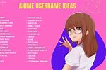 Anime Usernames for Roblox