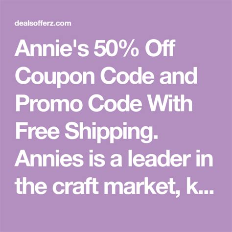 Annies Catalog Free Shipping Coupon Code
