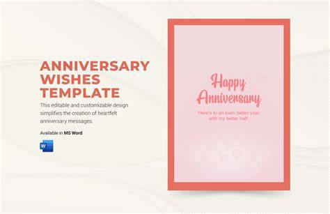 Anniversary Website Template