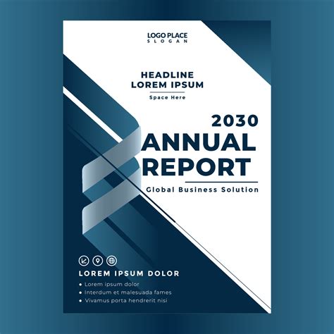 Annual Report Cover Design Template