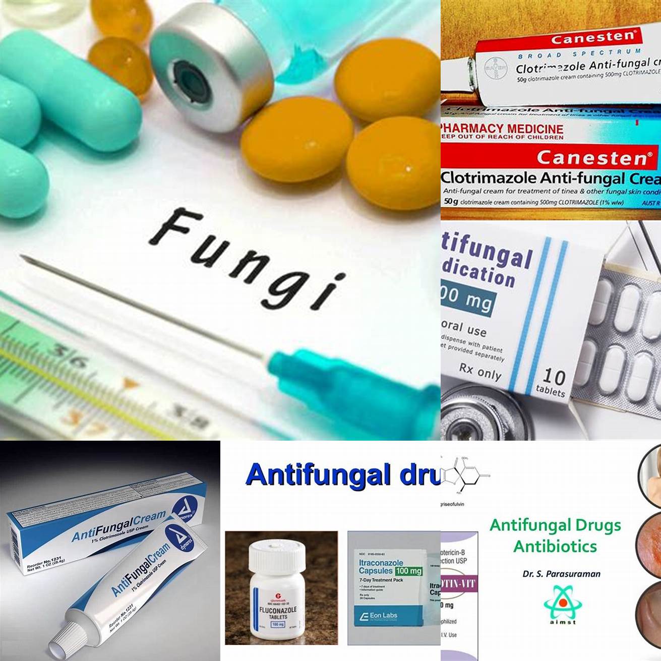 Antibiotics or antifungal medication