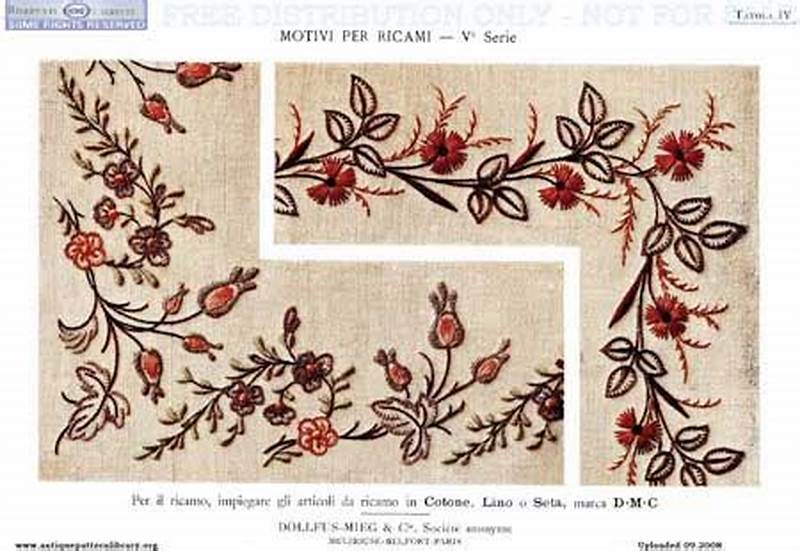 Antique Pattern Library Free Patterns