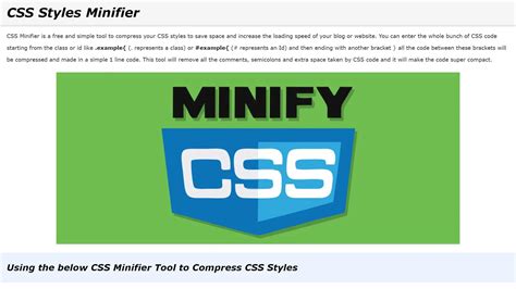 Any recommendations for a CSS minifier closed