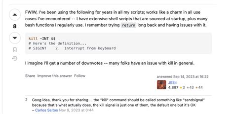 Any way to exit bash script but not quitting the terminal