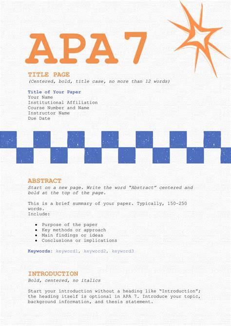 Apa 7 Paper Template