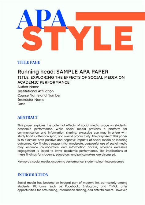 Apa Style Template Download
