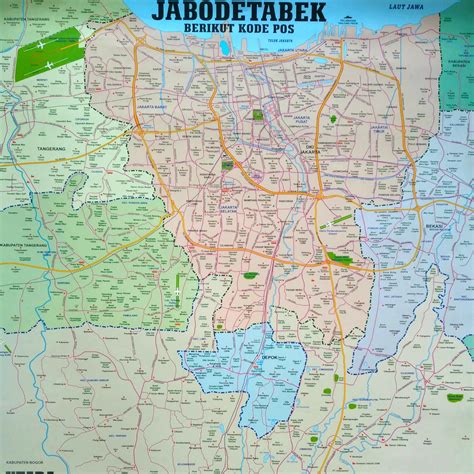 Aplikasi peta digital Jabodetabek
