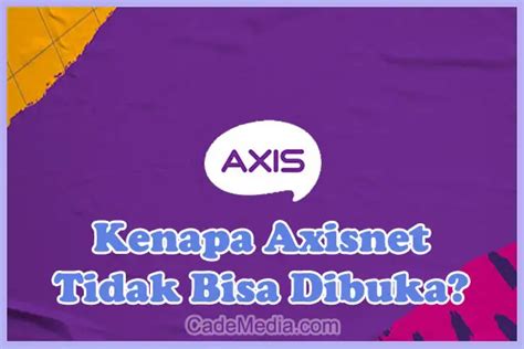 Aplikasi Axisnet tidak dapat diinstal