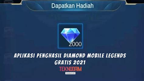 Aplikasi Penghasil Diamond ML Gratis Indonesia