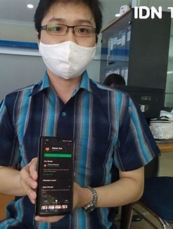 Aplikasi untuk tuna netra dalam kesehatan in Indonesia