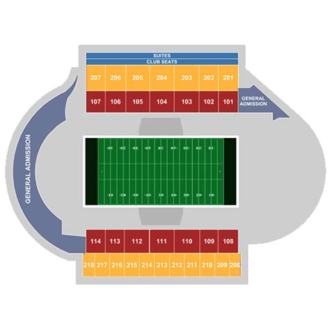 App State Football Stadium Seating Chart