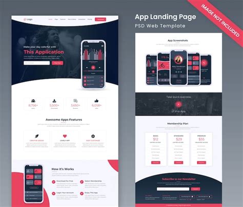 App Website Template