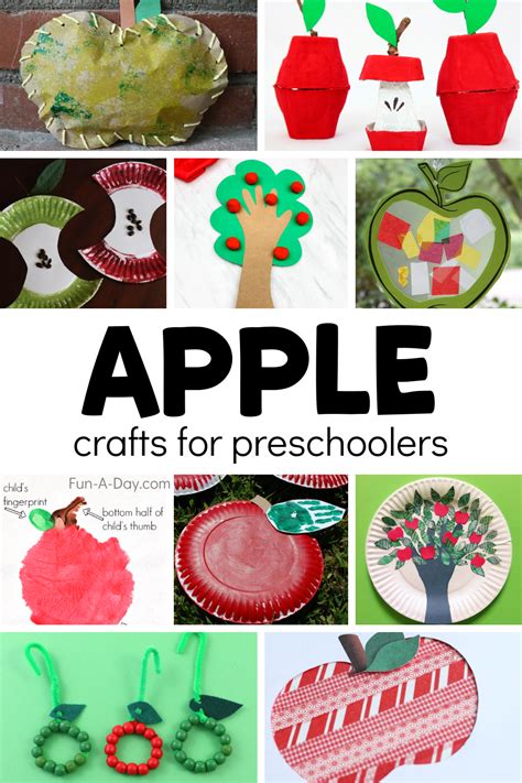 Apple Crafts For Preschoolers Printable