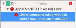 Apple Mach-O Linker Error when compiling for device