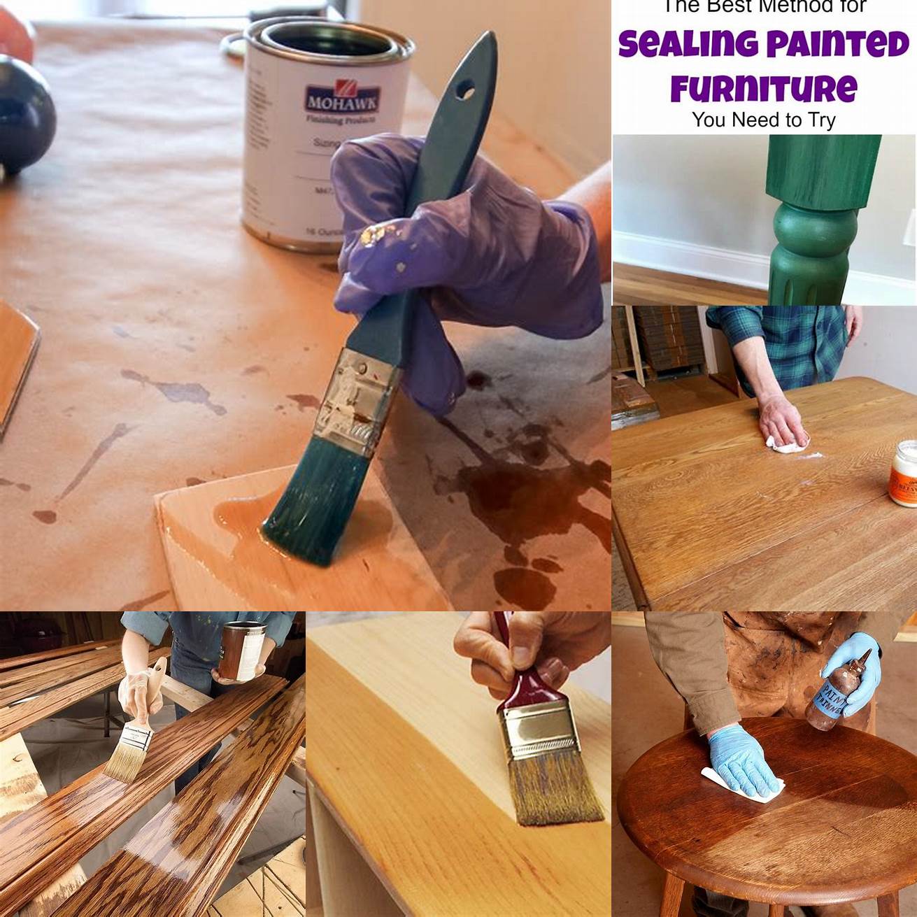 Apply a Sealant or Finish to the Furniture