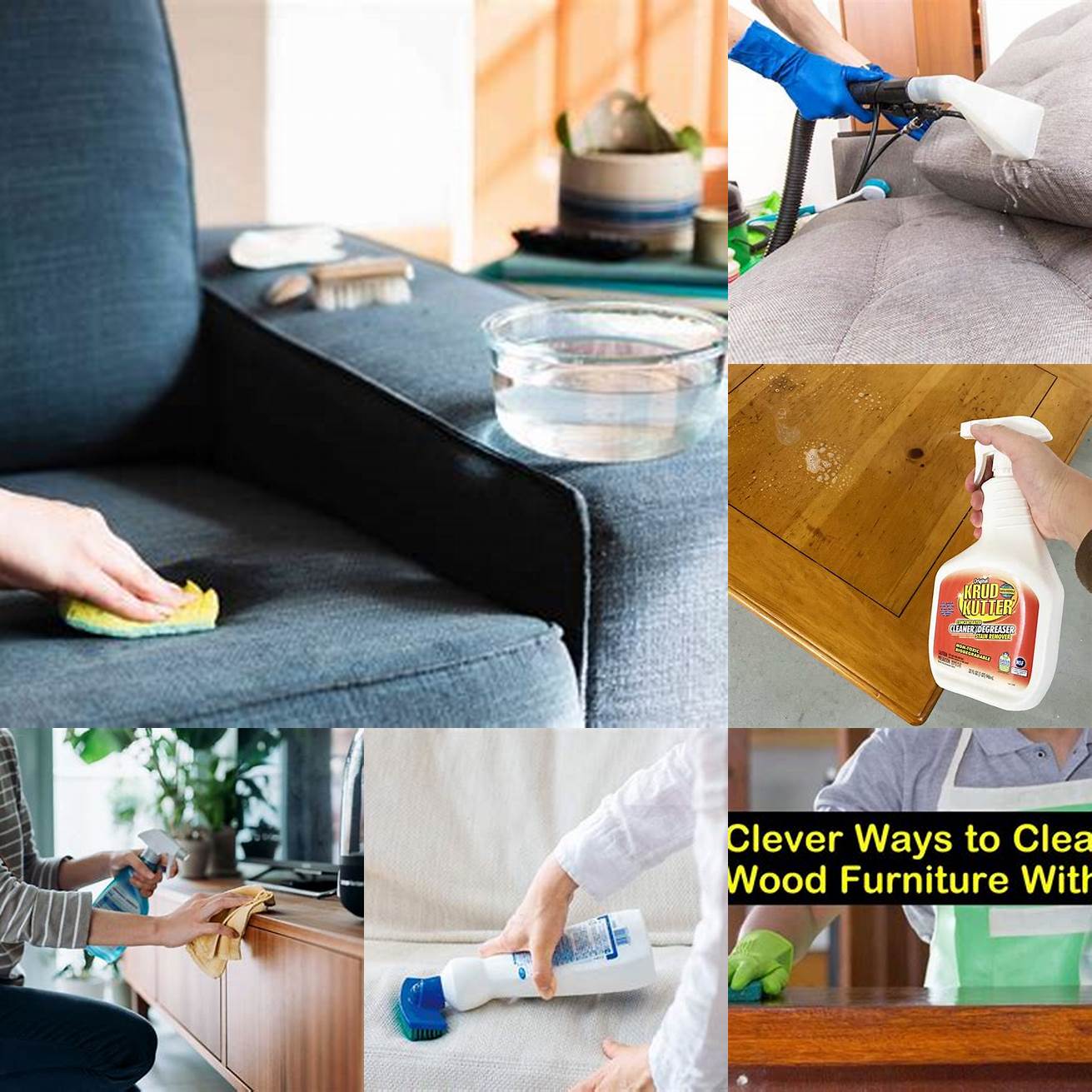 Apply a cleaning solution