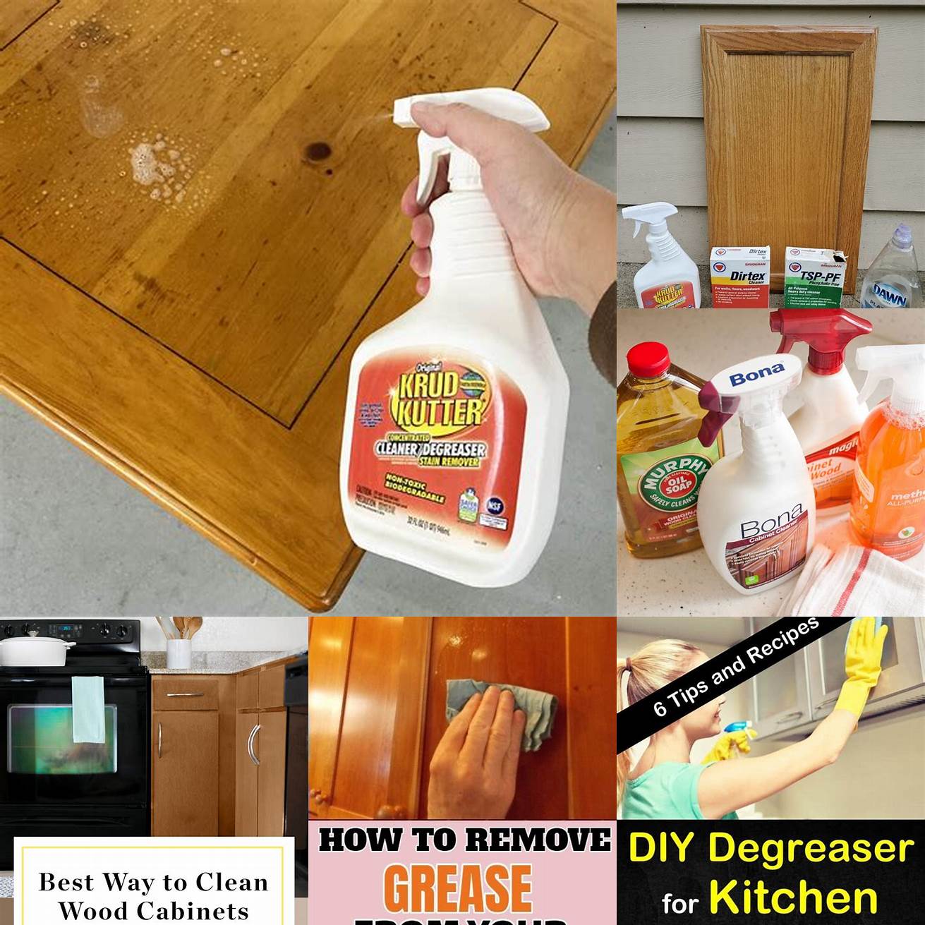 Apply a degreasing solution