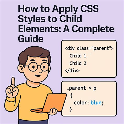 Apply CSS Style to child elements
