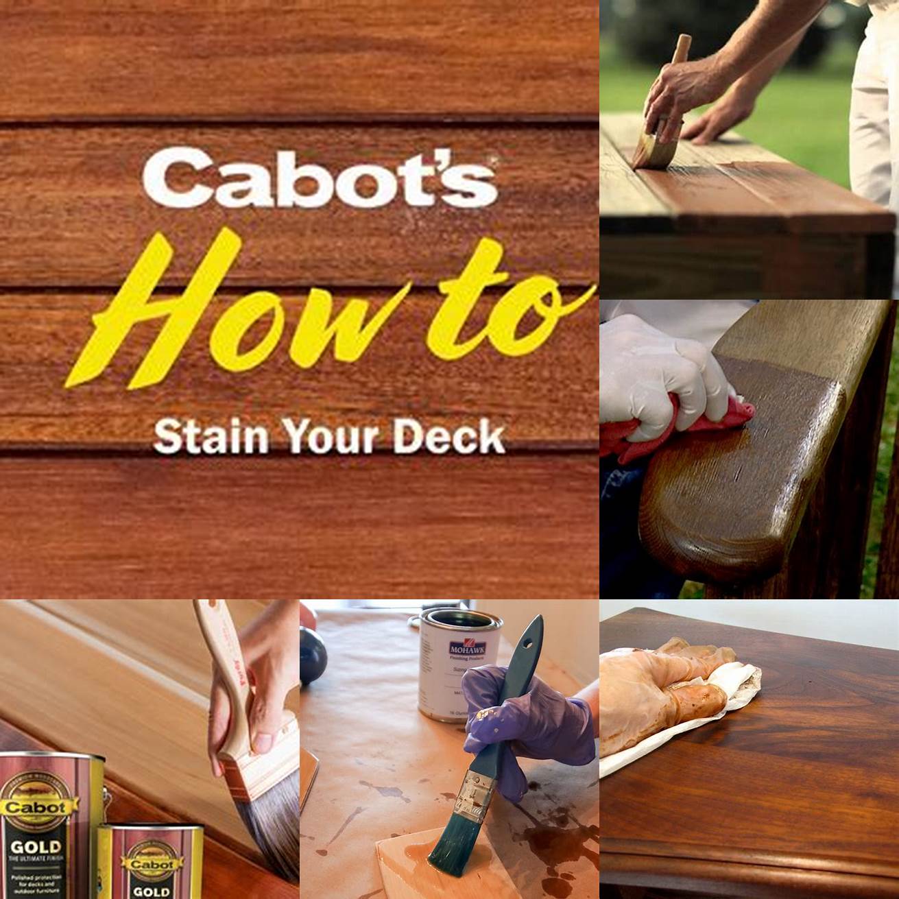 Applying Cabot Stain