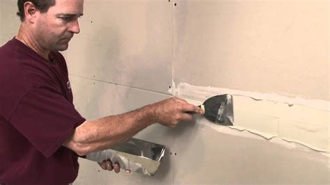 Applying New Tape and Joint Compound to Drywall