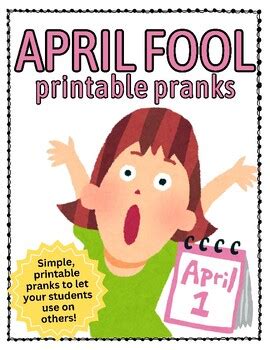 April Fools Printable Pranks