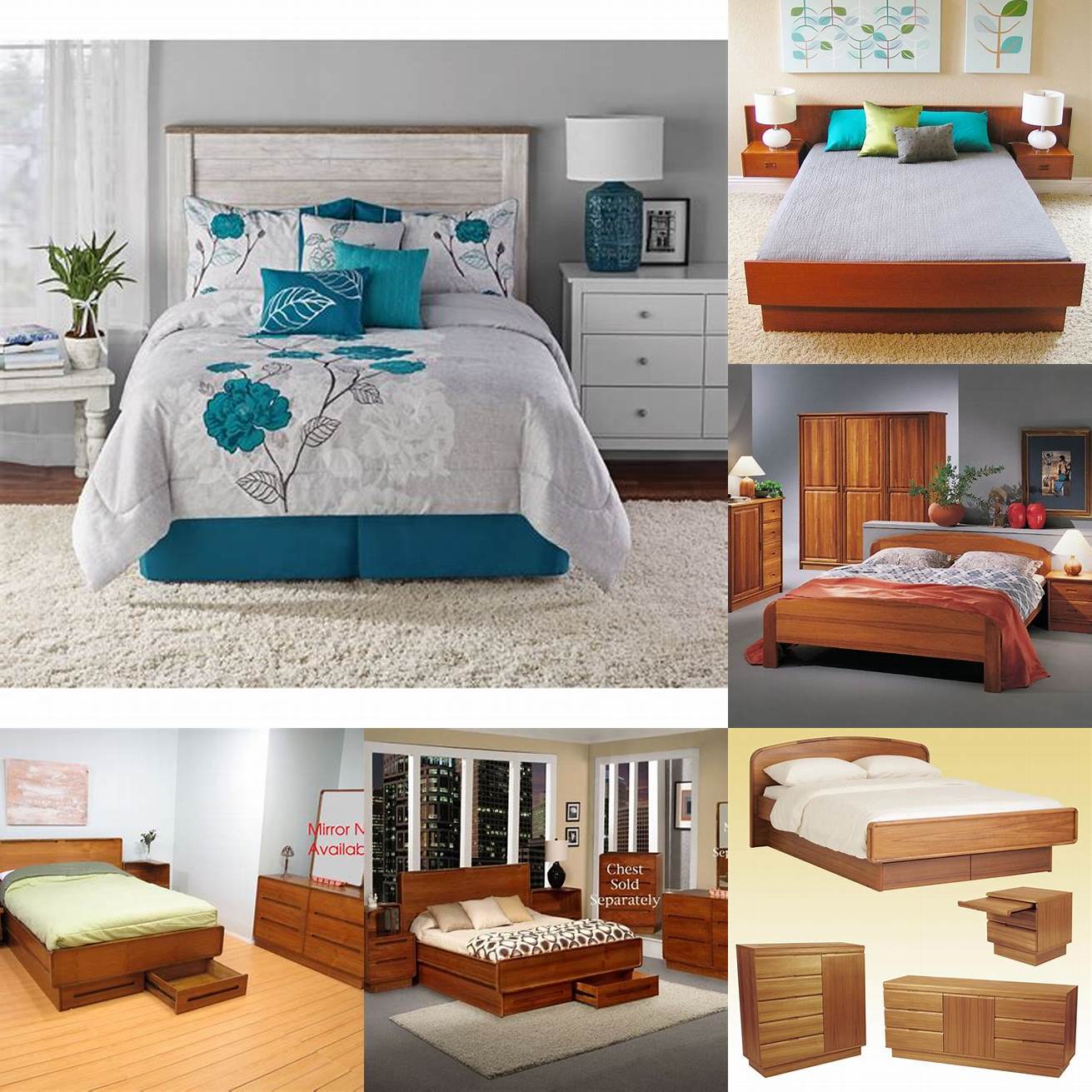 Aqua Teak Bedroom Furniture