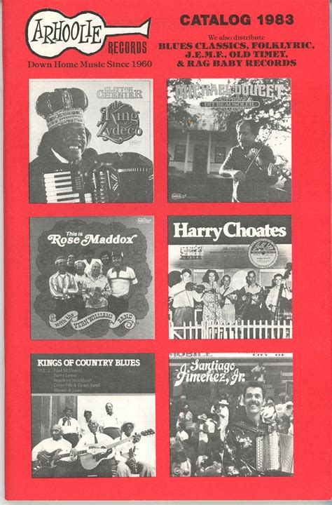 Arhoolie Records Catalog