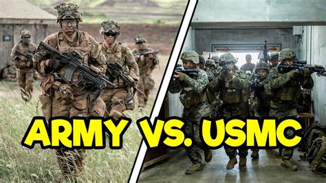 Army vs Marines Infantry