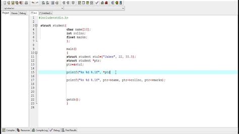 Arrow operator - usage in C