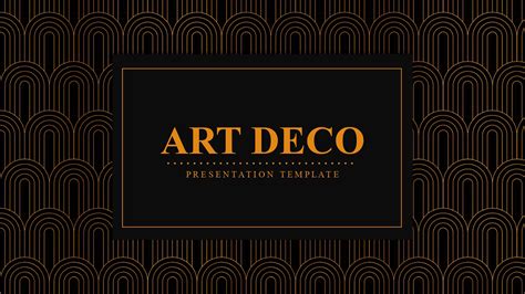 Art Deco Slides Template