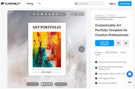 Art Portfolio Template