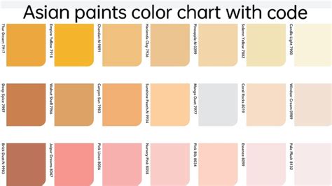 Asian Paints Colour Combination Catalogue With Code
