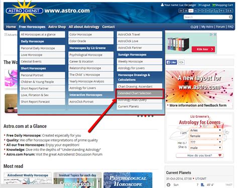 Astrodienst Extended Chart