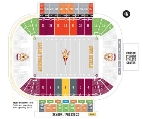 Asu Football Seating Chart