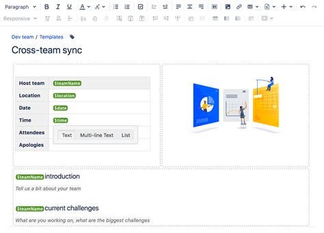 Atlassian Confluence Create Template